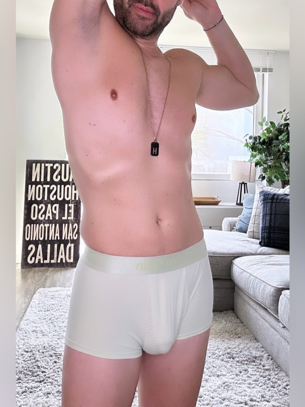 Calvin Klein | Microfiber Tech Low Rise Trunk in Lime Cream (Small) - Picture 10 of 15